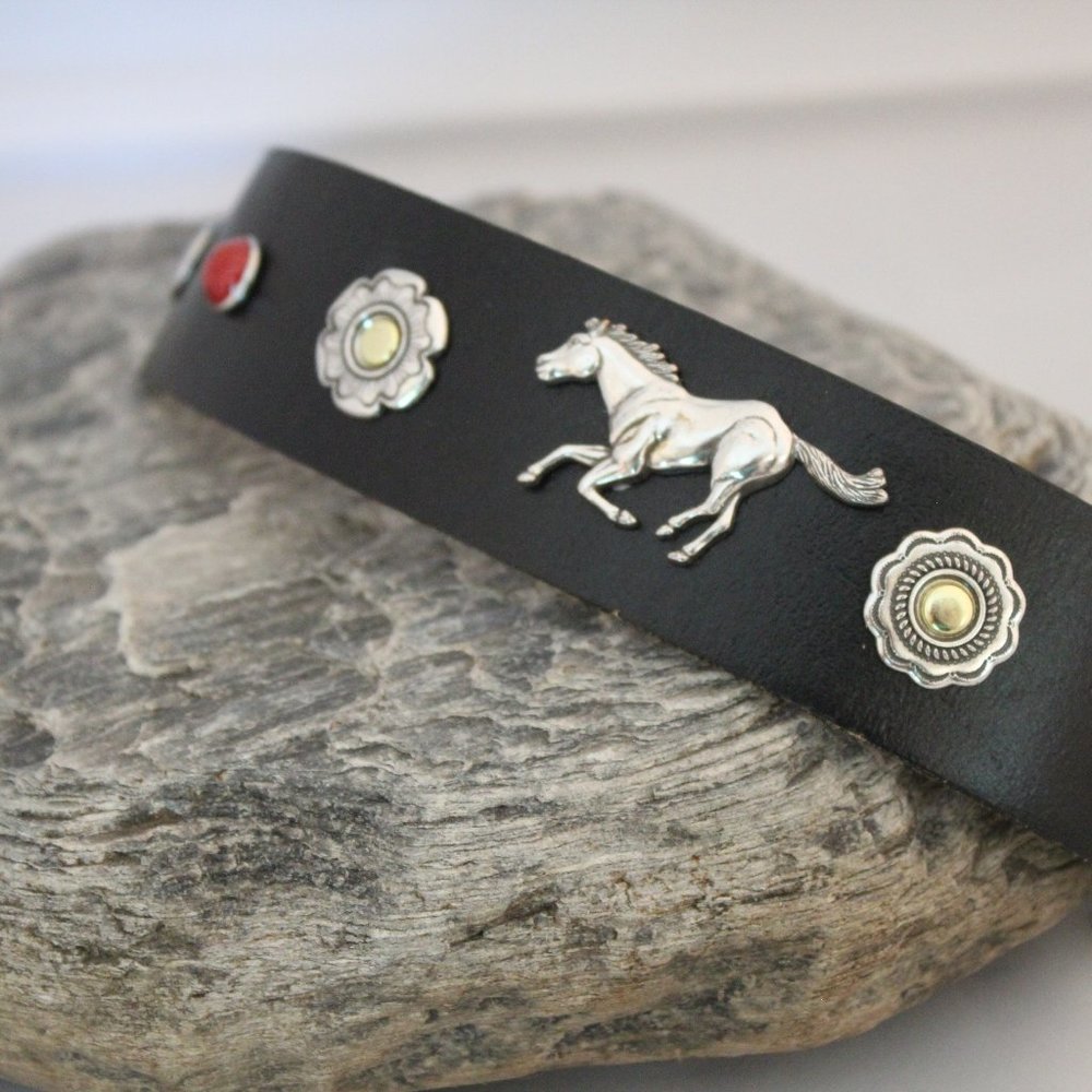 Handmade Western Leather Bracelet